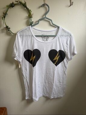 Chaser Heart & Lightning Bolt Tee